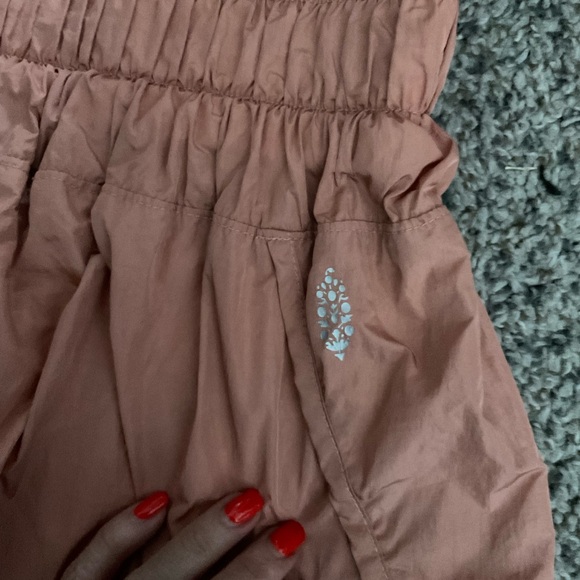 FP Movement by Free People Pink Athletic Shorts with Elastic Waistband - Picture 3 of 4